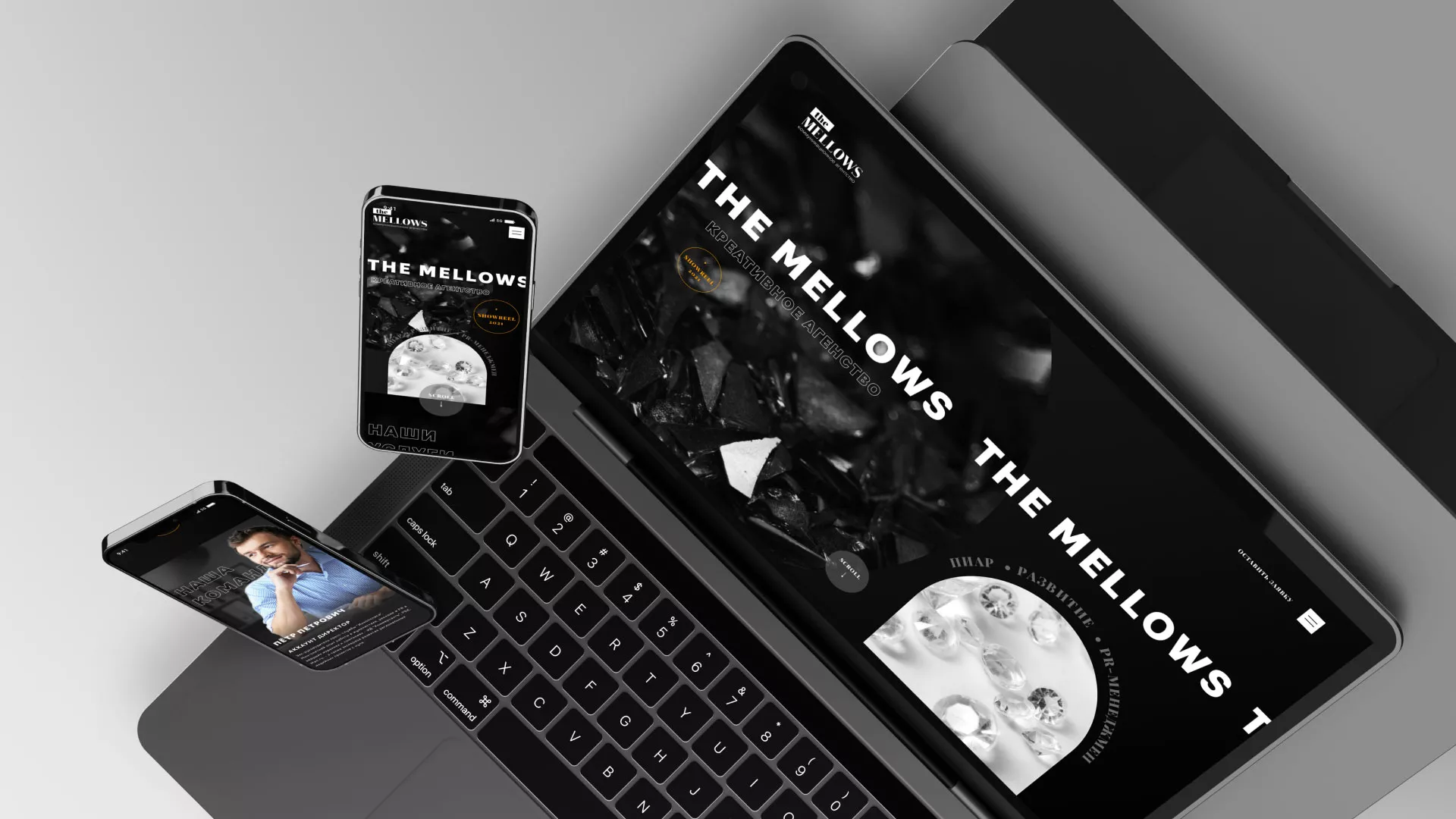 Разработка сайта креативного агентства «The Mellows» в Заволжске