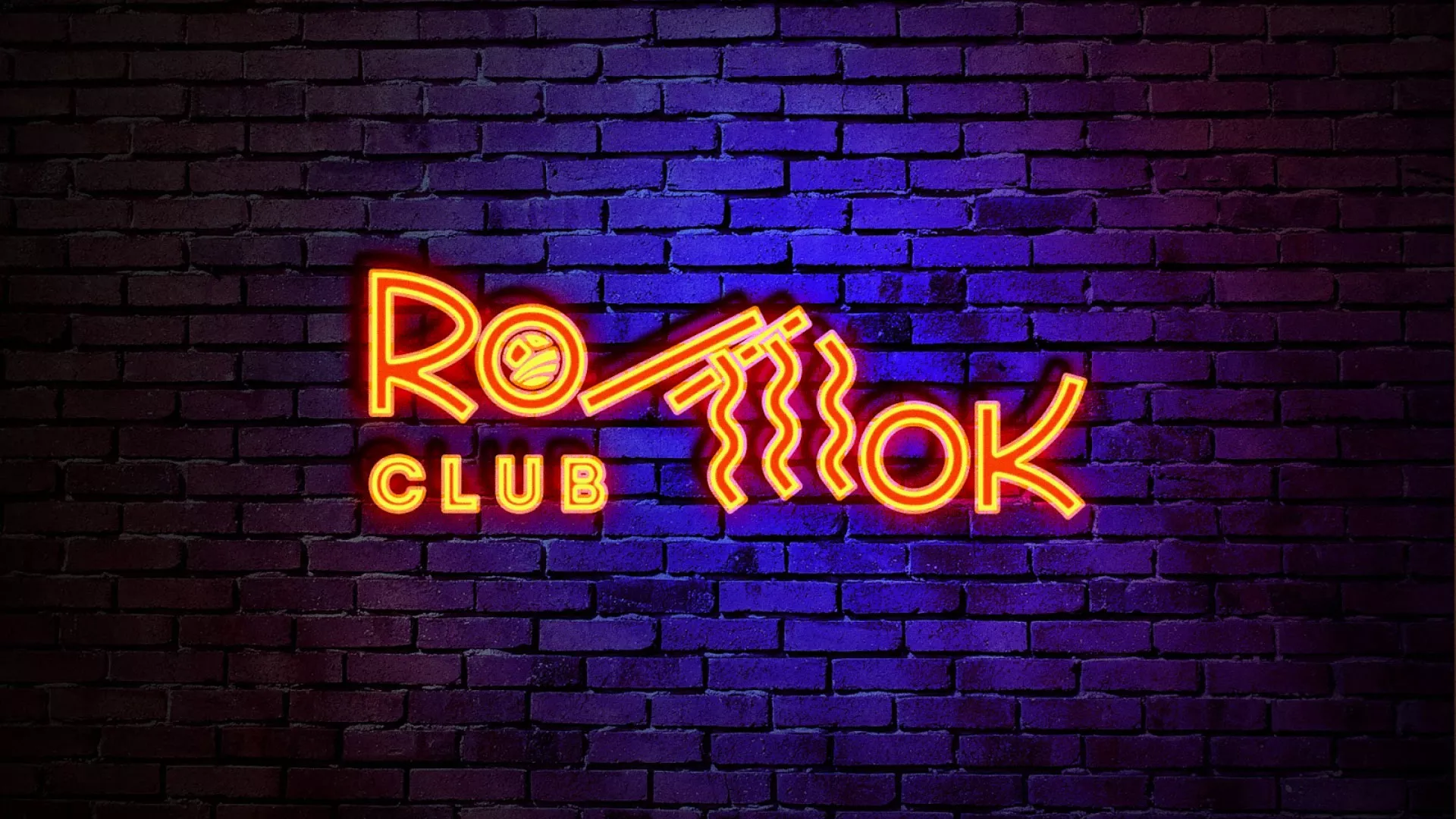 Разработка интерьерной вывески суши-бара «Roll Wok Club» в Заволжске