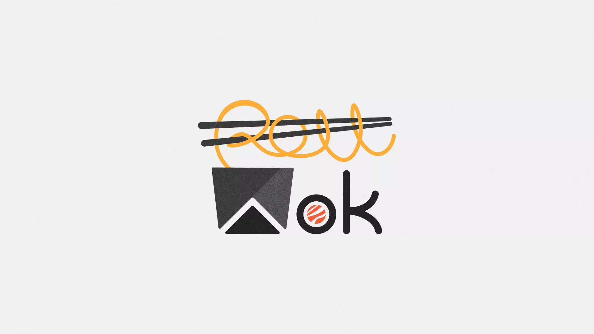 Разработка логотипа в Заволжске для суши-бара «Roll Wok Club» Разработка логотипа в Заволжске для суши-бара «Roll Wok Club»